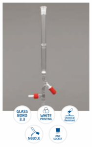 Column, Chromatographic columns with frit