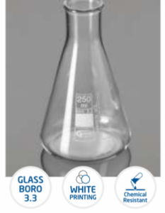 Flask, Graduated, Erlenmeyer, Narrow Mouth